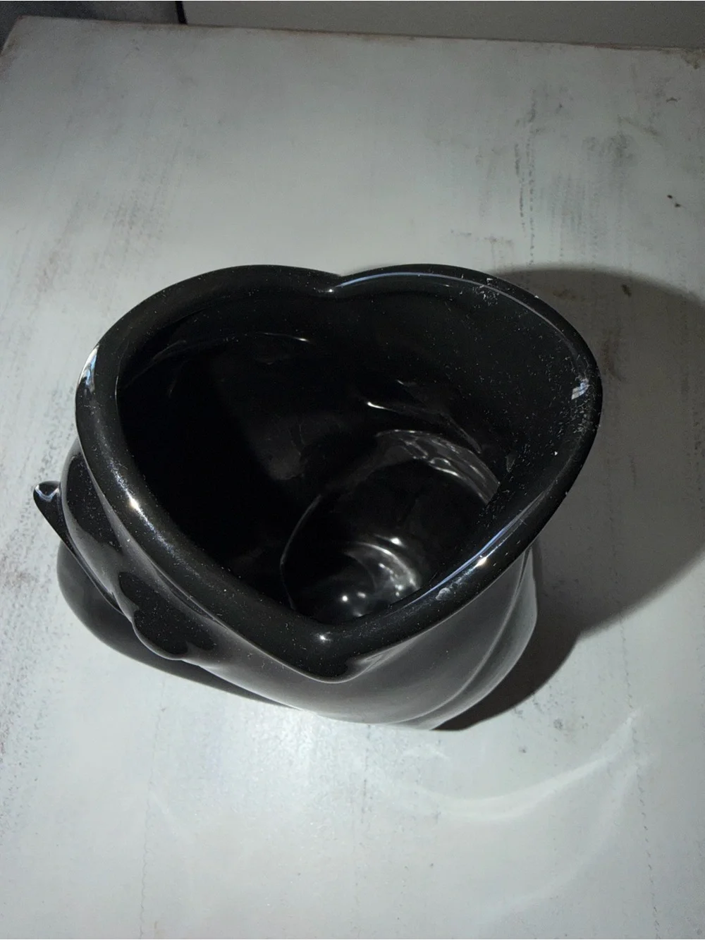 Contemporary Black Ceramic Sculptural Vase - Decorative Accent
